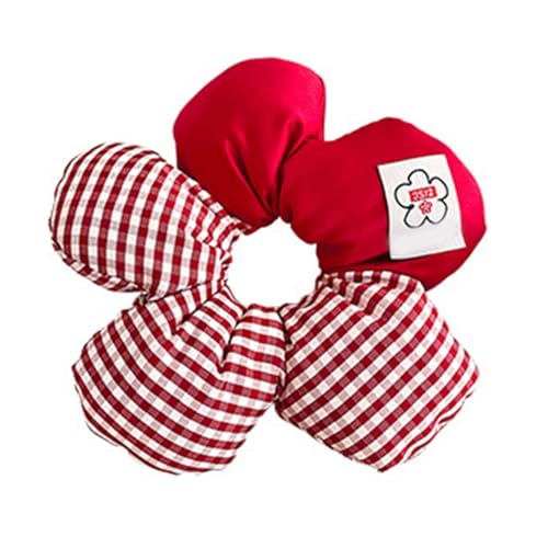 Mode Gestreiftes Blumenhaar Accessoire Übertriebene Blumenhaarringe Pferdeschwanzhalter Handgefertigte Kopfbedeckung Für Den Täglichen Gebrauch von MEAKTSMI