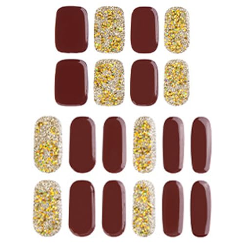 Modische Nagelfolien Aufkleber Kunsthandwerk Erfordert LED Lampe Praktische Nageldekoration Geeignet Für Frauen Und Mädchen von MEAKTSMI