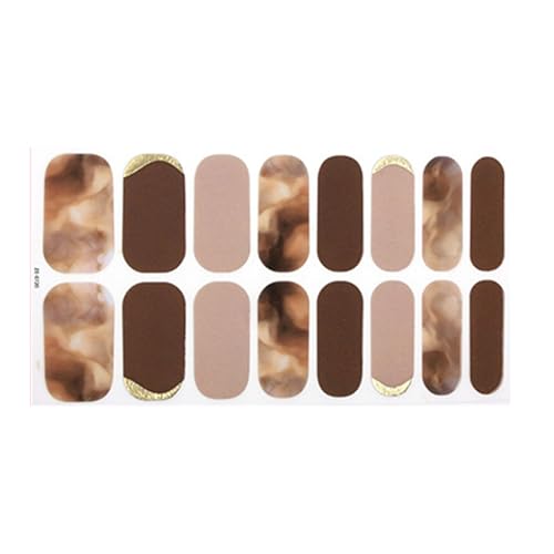 Nagellack Aufkleber Mit Farbverlauf Gel Nagelstreifen Nagellack Wraps Glitzernde Gel Nagelaufkleber Maniküre Aufkleber von MEAKTSMI