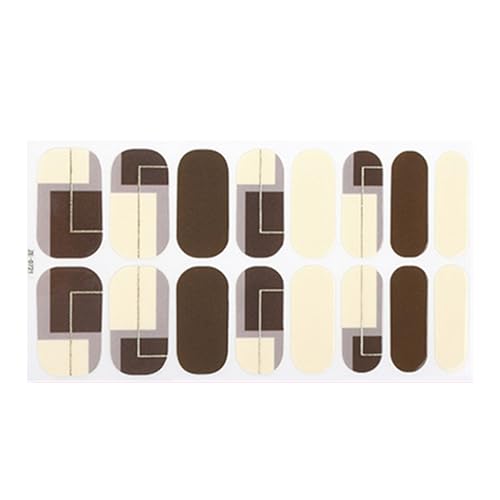 Nagellack Aufkleber Mit Farbverlauf Gel Nagelstreifen Nagellack Wraps Glitzernde Gel Nagelaufkleber Maniküre Aufkleber von MEAKTSMI