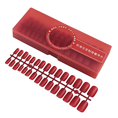 Sargnägel Künstliche Nägel Acrylnägel Mandelförmig Oval Quadratisch Nagelspitzen 300 Stück Kunstnägel Für Frauen Und Mädchen von MEAKTSMI