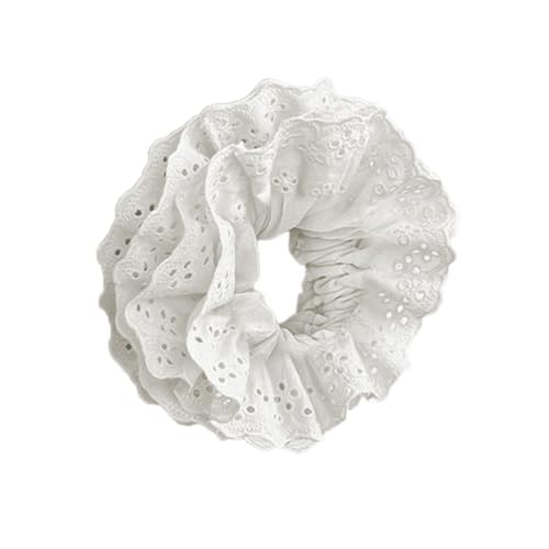 Spitzen Haarseile Haarbrötchen Krisene Elastizität Haarseile Große Haare Knackig Vintage Haarbänder Weibliche Accessoires von MEAKTSMI