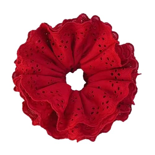 Vielseitige Spitzen Haarkrawatten Elastische Risshöfe Multi Layer Französische Haarringe Für Elegante Hochsteckfrisuren Für Langes Haar Geeignet von MEAKTSMI