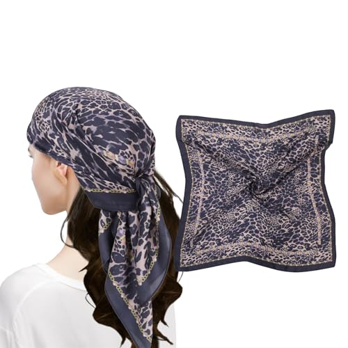 MEANBEAUTY Pañuelo Cuadrado de Satén Para Mujer 70 x 70 cm Pañuelos de Seda Multifunción Bandana -Blumen 22 von MEANBEAUTY