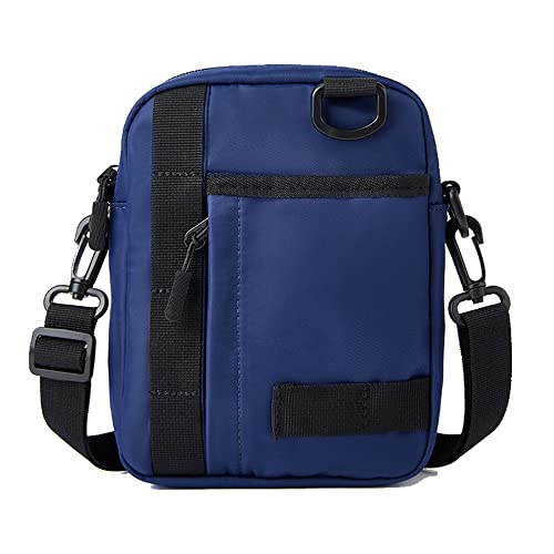 Reißverschluss Schultertasche für Herren, Handy Umhängetasche mit Geldbörse Herren, Handy Umhängetaschen Herrentasche Schultertasche Satchel Seitentasche Reisetasche Brieftasche Handytasche Handtasche von MEANFL