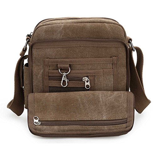 MeCooler Schultertasche Canvas Umhängetasche Designer Marken Reisetasche Taschen für Männer Schule Retro Weekender Freitag Handtaschen Günstig Messenger Strandtasche Sporttasche Reisetaschen von MECOOL