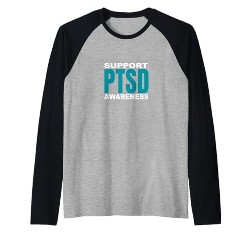 Herren PTSD Awareness Not All Wunds Are Visible Raglan Herren PTSD Awareness Not All Wunds Are Visible Raglan von MEDALS OF AMERICA EST. 1976