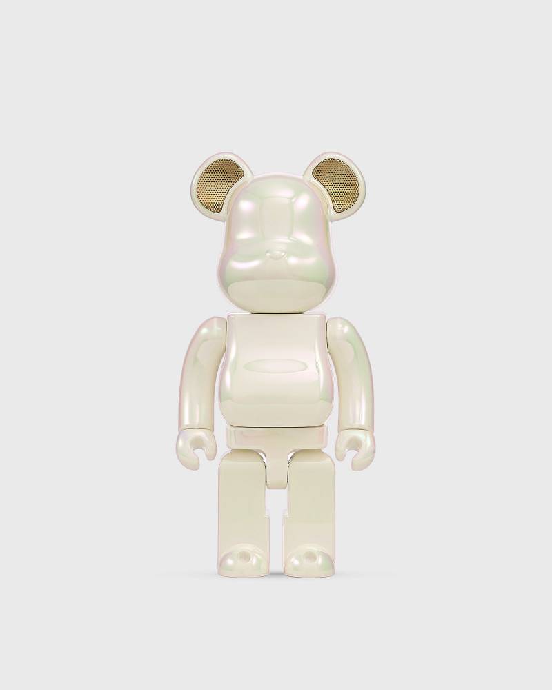 MEDICOM BE@RBRICK AUDIO 400% Portable Bluetooth Speaker men Home deco beige in Größe:ONE SIZE von MEDICOM