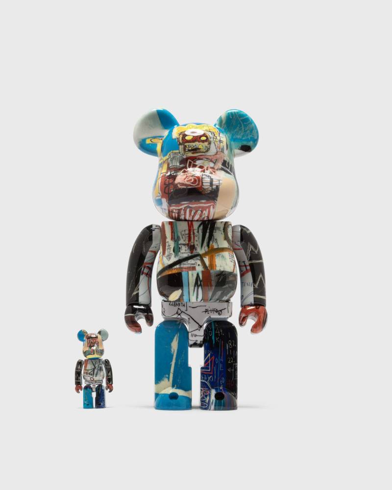 MEDICOM BEARBRICK 100% 400% JEAN-MICHEL BASQUIAT BWWT 3 men Collectibles & Toys multi in Größe:ONE SIZE von MEDICOM