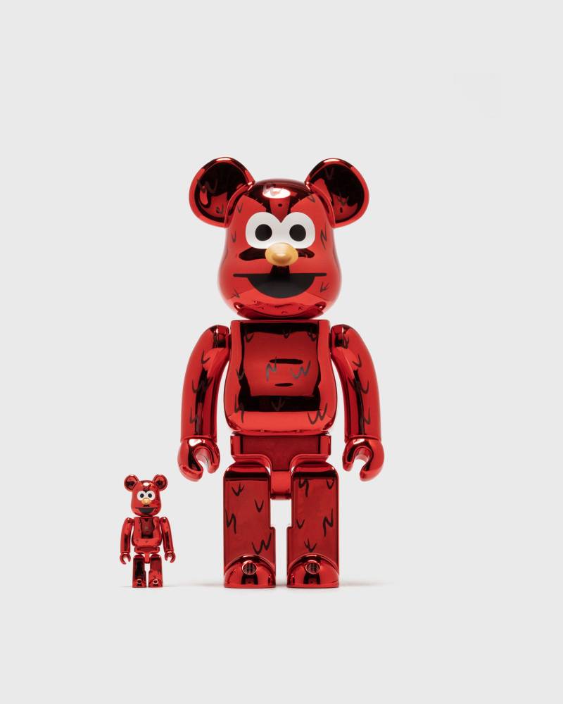 MEDICOM BEARBRICK 100% 400% SESAME STREET ELMO CHROME men Collectibles & Toys multi in Größe:ONE SIZE von MEDICOM