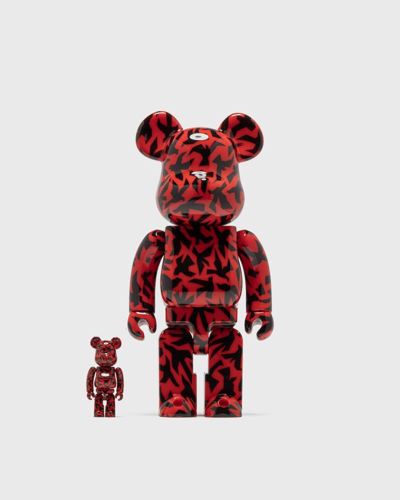 MEDICOM BEARBRICK 400% ALFRED HITCHCOCK THE BIRDS 2-PACK men Collectibles & Toys black|red in Größe:ONE SIZE von MEDICOM