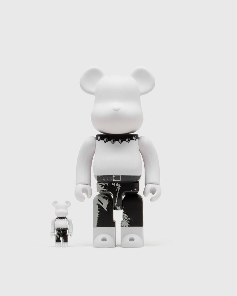 MEDICOM BEARBRICK 400% ANDY WARHOL X THE ROLLING STONES STICKY FINGERS 2-PACK men Collectibles & Toys white in Größe:ONE SIZE von MEDICOM