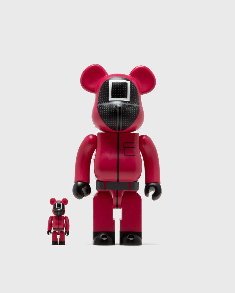 MEDICOM BEARBRICK 400% SQUID GAME MANAGER 2-PACK men Collectibles & Toys red in Größe:ONE SIZE von MEDICOM