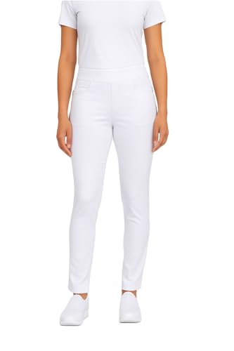 MEDIFASHION 24 Damen Pflegehose Weiß Elastische Medizin Berufshose mit Taschen Bequeme Arbeitshose für Pflegekräfte & Ärztinnen Viskose-Stretch (DE/NL/SE/PL, Numerisch, 50, 52, Regular, Regular, weiß) MEDIFASHION 24 Damen Pflegehose Weiß Elastische Medizin Berufshose mit Taschen Bequeme Arbeitshose für Pflegekräfte & Ärztinnen Viskose-Stretch (DE/NL/SE/PL, Numerisch, 50, 52, Regular, Regular, weiß) von MEDIFASHION 24