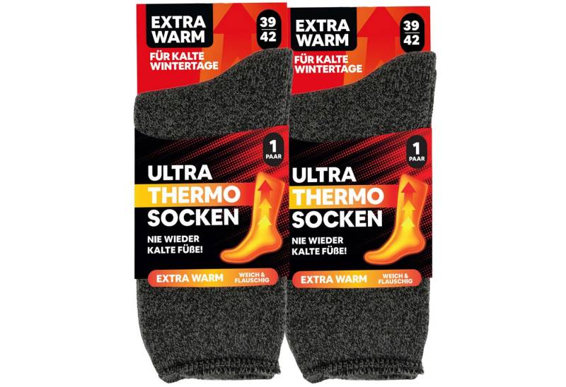 MEDOLY Thermosocken ULTRA THERMO Wintersocken (6 Paar) mit extra warmen Innenfleece von MEDOLY