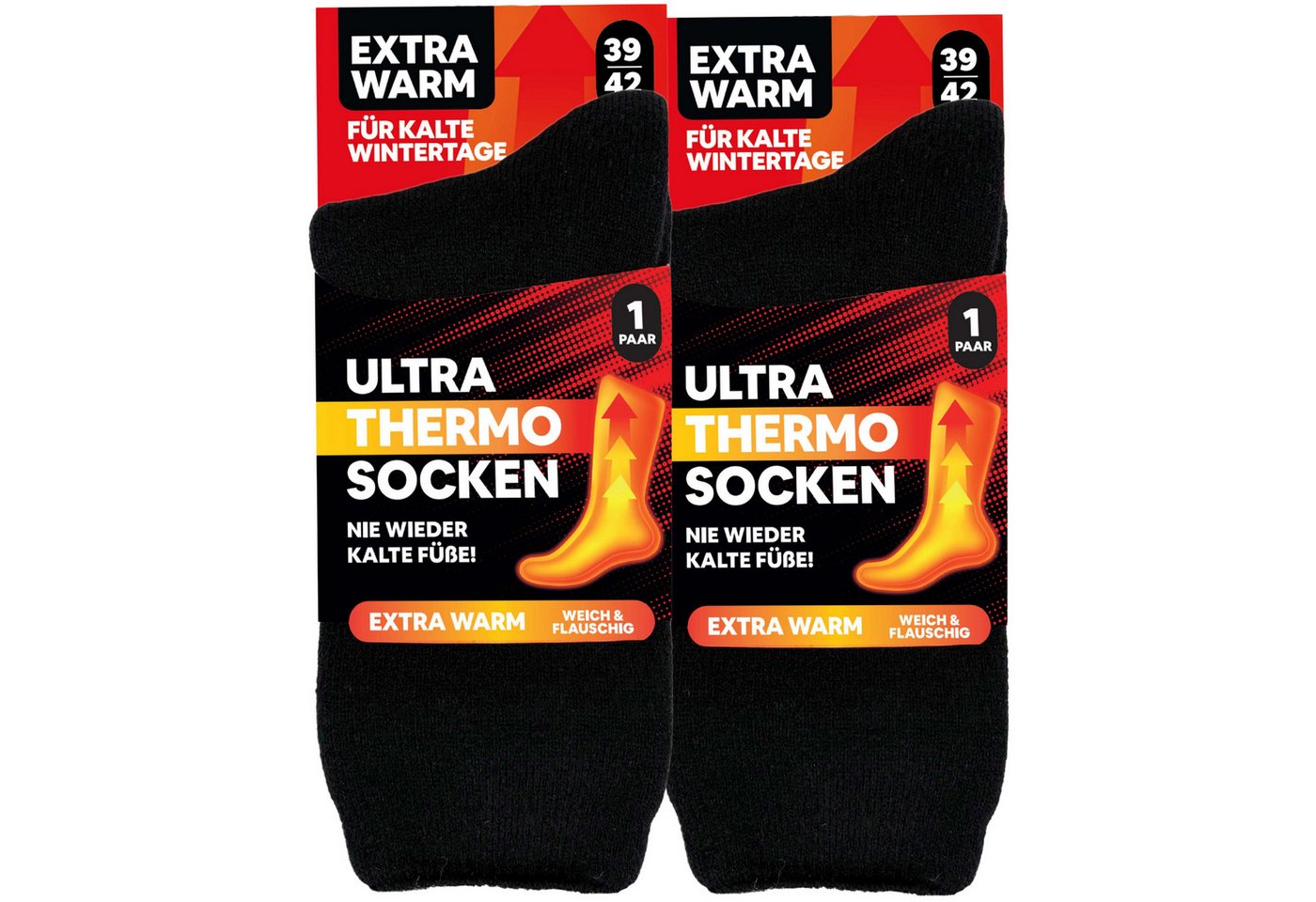 MEDOLY Thermosocken ULTRA THERMO Wintersocken (6 Paar) mit extra warmen Innenfleece von MEDOLY
