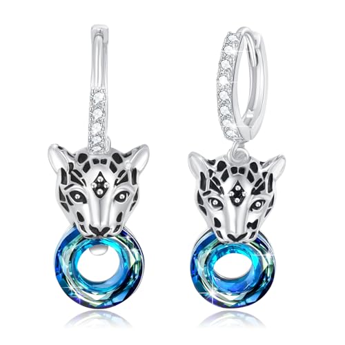 MEDWISE Leopard Ohrringe Mädchen 925 Sterling Silber Leopard Creolen Ohrringe Leopard Kleine Creolen Hängend Ohrringe Hypoallergener Ohrringe Tier Ohrringe Leopard Schmuck für Mutter Damen Geschenk MEDWISE Leopard Ohrringe Mädchen 925 Sterling Silber Leopard Creolen Ohrringe Leopard Kleine Creolen Hängend Ohrringe Hypoallergener Ohrringe Tier Ohrringe Leopard Schmuck für Mutter Damen Geschenk von MEDWISE