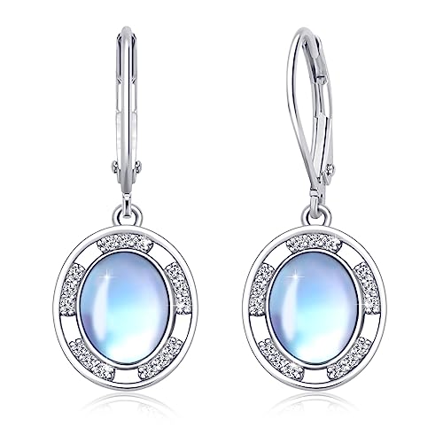 Mondstein Ohrringe Damen 925 Sterling Silber Mondstein Tropfen Ohrringe Hängend Ohrringe Regenbogen Mondstein Schmuck für Frauen Damen Mädchen Freundin Tochter Muttertagsgeschenk Mondstein Ohrringe Damen 925 Sterling Silber Mondstein Tropfen Ohrringe Hängend Ohrringe Regenbogen Mondstein Schmuck für Frauen Damen Mädchen Freundin Tochter Muttertagsgeschenk von MEDWISE