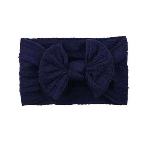 1 Stücke Neugeborenen Baby Stirnband Für Mädchen Elastische Stricken Kinder Turban Baby Bögen Weiche Nylon Kinder Kopfbedeckung Haarschmuck 48 Farben Dekorieren von MEEDY