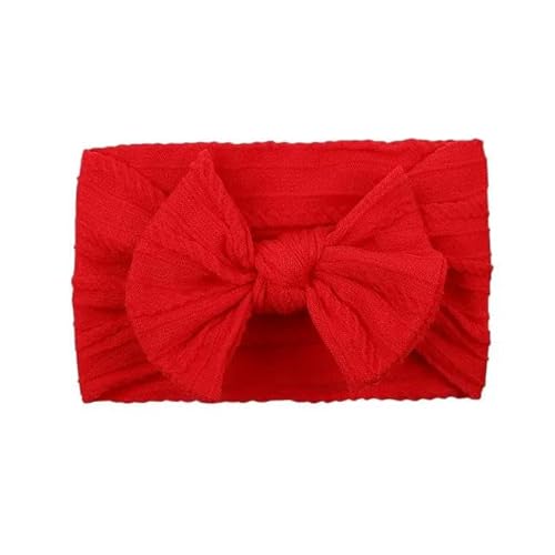 1 Stücke Neugeborenen Baby Stirnband Für Mädchen Elastische Stricken Kinder Turban Baby Bögen Weiche Nylon Kinder Kopfbedeckung Haarschmuck 48 Farben Dekorieren von MEEDY