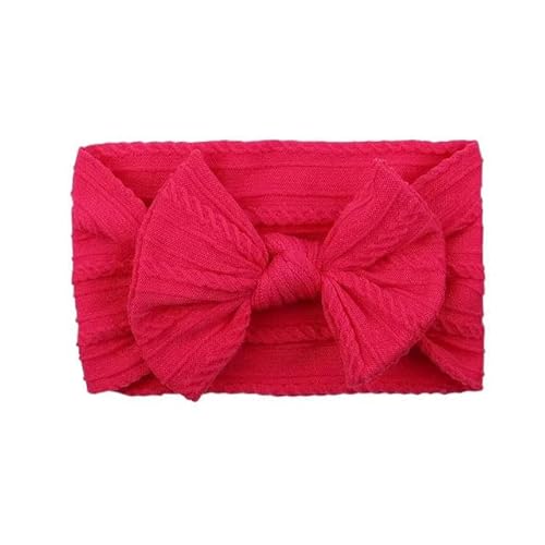 1 Stücke Neugeborenen Baby Stirnband Für Mädchen Elastische Stricken Kinder Turban Baby Bögen Weiche Nylon Kinder Kopfbedeckung Haarschmuck 48 Farben Dekorieren von MEEDY