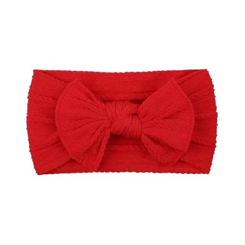 1 Stücke Neugeborenen Baby Stirnband Für Mädchen Elastische Stricken Kinder Turban Baby Bögen Weiche Nylon Kinder Kopfbedeckung Haarschmuck 48 Farben Dekorieren von MEEDY