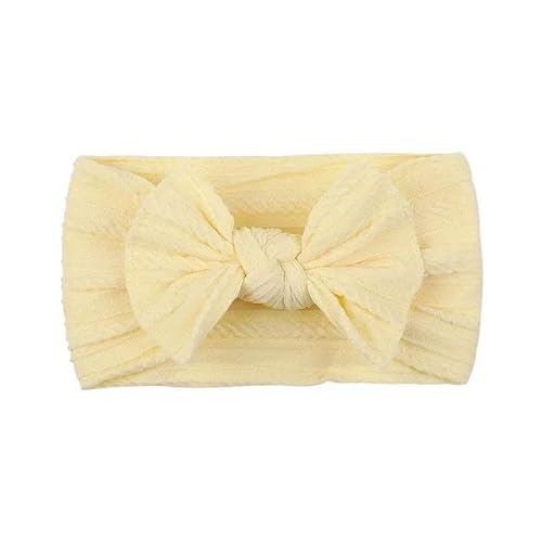 1 Stücke Neugeborenen Baby Stirnband Für Mädchen Elastische Stricken Kinder Turban Baby Bögen Weiche Nylon Kinder Kopfbedeckung Haarschmuck 48 Farben Dekorieren von MEEDY