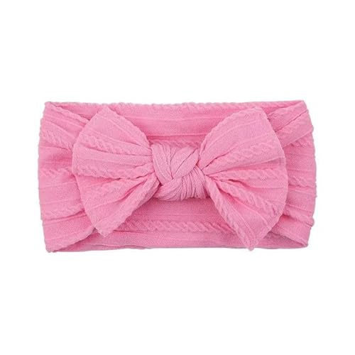 1 Stücke Neugeborenen Baby Stirnband Für Mädchen Elastische Stricken Kinder Turban Baby Bögen Weiche Nylon Kinder Kopfbedeckung Haarschmuck 48 Farben Dekorieren von MEEDY