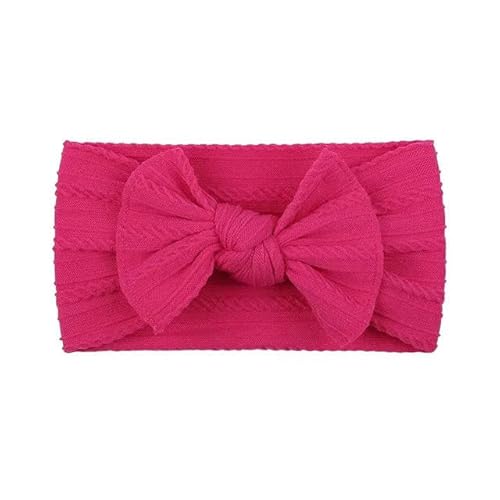 1 Stücke Neugeborenen Baby Stirnband Für Mädchen Elastische Stricken Kinder Turban Baby Bögen Weiche Nylon Kinder Kopfbedeckung Haarschmuck 48 Farben Dekorieren von MEEDY