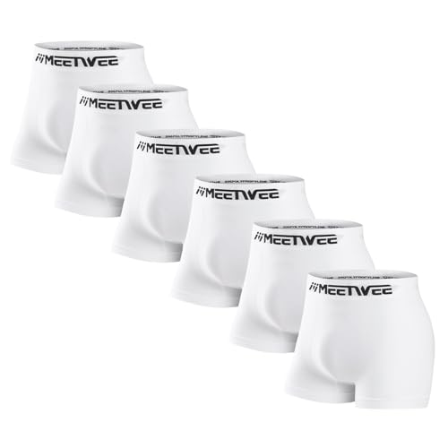 MEETWEE Herren Kompressionsshorts Boxershorts Männer Sport Unterhosen Retroshorts Men Unterwäsche Atmungsaktiv Weich 4/5/6 Pack von MEETWEE