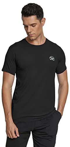 MEETWEE Sportshirt Herren, Laufshirt Kurzarm Mesh Funktionsshirt Atmungsaktiv Kurzarmshirt Sports Shirt Trainingsshirt für Männer, Schwarz, XXL MEETWEE Sportshirt Herren, Laufshirt Kurzarm Mesh Funktionsshirt Atmungsaktiv Kurzarmshirt Sports Shirt Trainingsshirt für Männer, Schwarz, XXL von MEETWEE