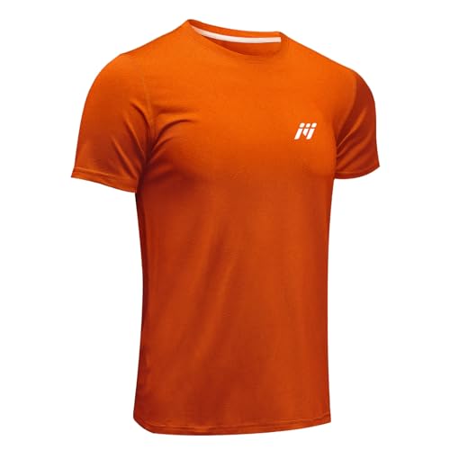 MEETWEE Sportshirt Herren, Laufshirt Kurzarm Mesh Funktionsshirt Atmungsaktiv Kurzarmshirt Sports Shirt Trainingsshirt für Männer von MEETWEE