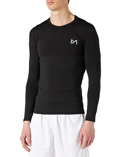 MEETYOO Kompressionsshirt Herren, Funktionsshirt Langarm Fitnessshirt Männer Sportshirt Atmungsaktiv Laufshirt für Laufen Jogging Sport Turnhalle von MEETYOO