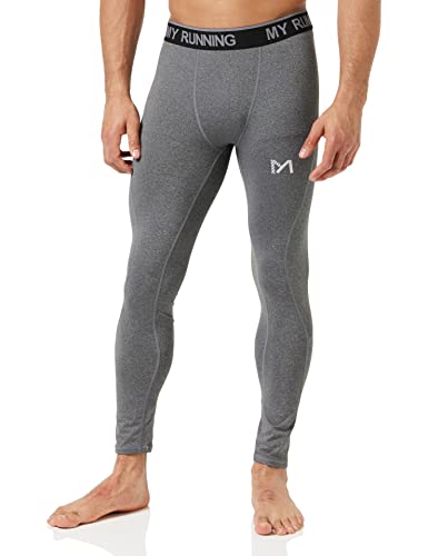 MEETYOO Kompressionshose Herren, Sport Leggings Atmungsaktiv Fitness Strumpfhosen Funktionswäsche Pants Unterhose Lang für Laufen Wandern Radfahren von MEETYOO