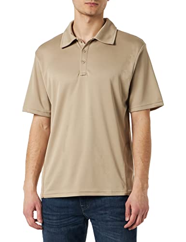 MEETYOO Herren P11 Polo Shirt, Khaki, XL EU von MEETYOO