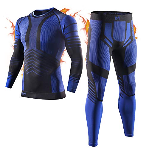 MEETYOO Herren U12 DE Base Layer Set, Blau, S von MEETYOO