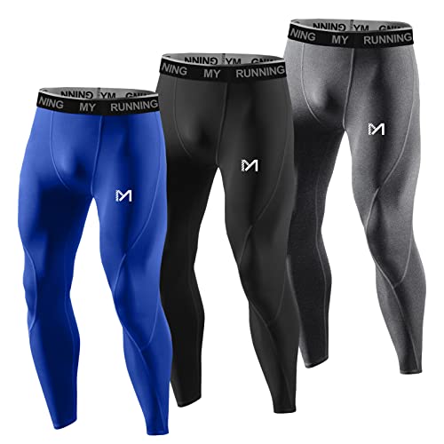 MEETYOO Kompressionshose Herren, Sport Leggings Atmungsaktiv Fitness Strumpfhosen Funktionswäsche Pants Unterhose Lang für Laufen Wandern Radfahren von MEETYOO