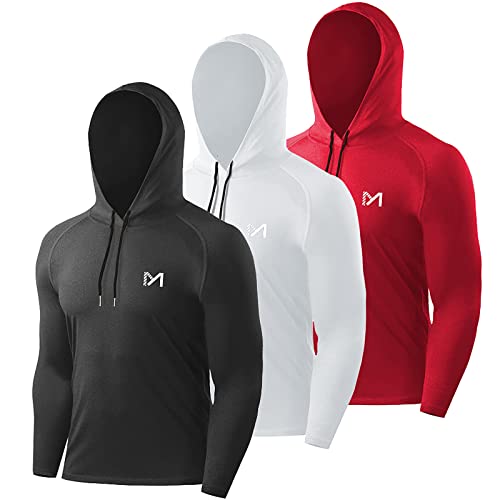 MEETYOO Sportshirt Herren MU16T Shirt, Schwarz+weiß+rot, XXL von MEETYOO