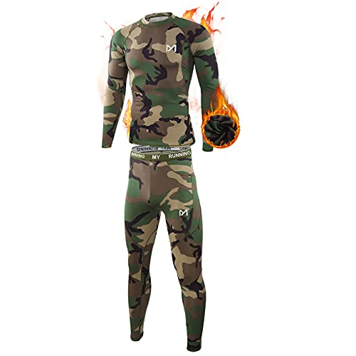 MEETYOO Basisschicht-Set Herren, Tarnung Grün, S von MEEYOO