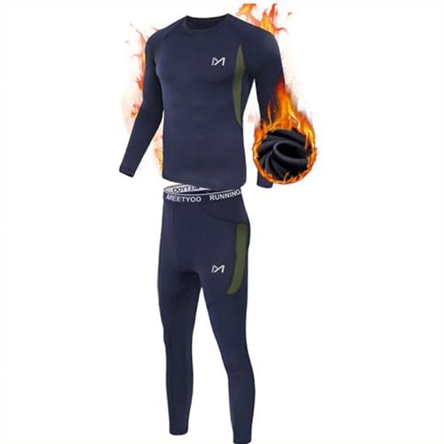 MEETYOO Herren U1 Basisschicht-Set, Blau, L von MEETYOO