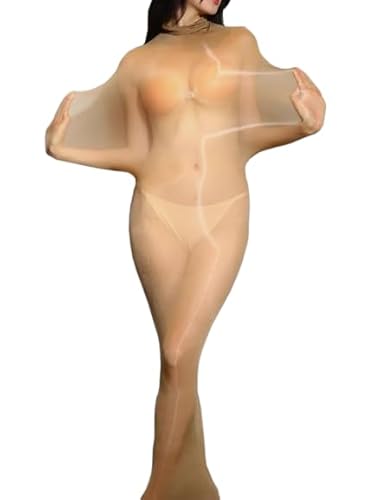 MEGAHERZ Damen 5D ÖL Glänzende Ganzkörper Strumpfhose Damen Bodystocking Erotische Bodystockings Mesh Ganzkörperanzug Einteiler Body Nachtwäsche Reizvolle Glänzend Kostüm (Kaffee,Einheitsgröße) MEGAHERZ Damen 5D ÖL Glänzende Ganzkörper Strumpfhose Damen Bodystocking Erotische Bodystockings Mesh Ganzkörperanzug Einteiler Body Nachtwäsche Reizvolle Glänzend Kostüm (Kaffee,Einheitsgröße) von MEGAHERZ