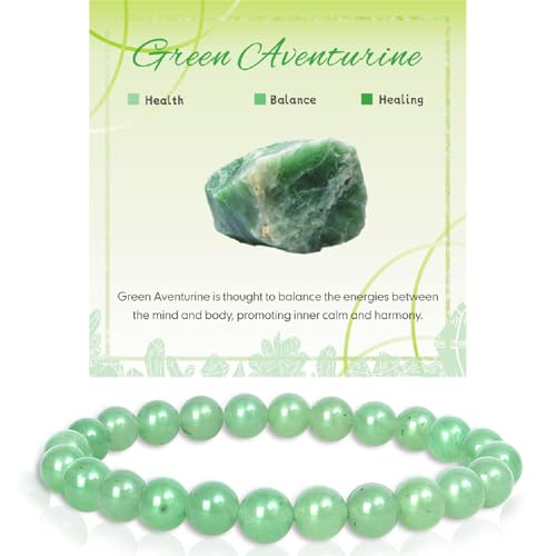 MEGAMUS Perlenarmband Damen Herren Kristalle Heilsteine Armband 8mm Perlen Edelsteine Stretch Armbänder Glücksarmband Naturstein Schmuck Yoga Geschenke MEGAMUS Perlenarmband Damen Herren Kristalle Heilsteine Armband 8mm Perlen Edelsteine Stretch Armbänder Glücksarmband Naturstein Schmuck Yoga Geschenke von MEGAMUS