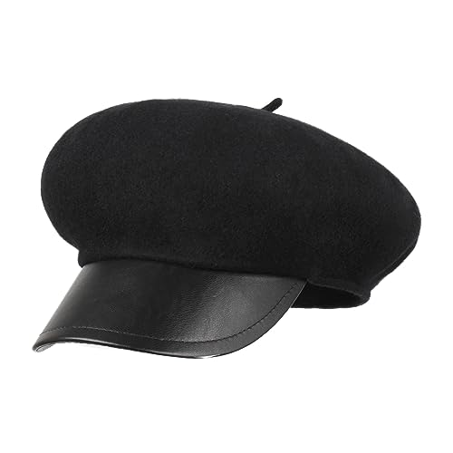 MEGAUK Damen Ballonmütze Schirmmütze Winter Mütze Barett Wollmütze Beanie Maler Kappe Baske Baskenmütze Beret Cap Herbst Winter Hut von MEGAUK