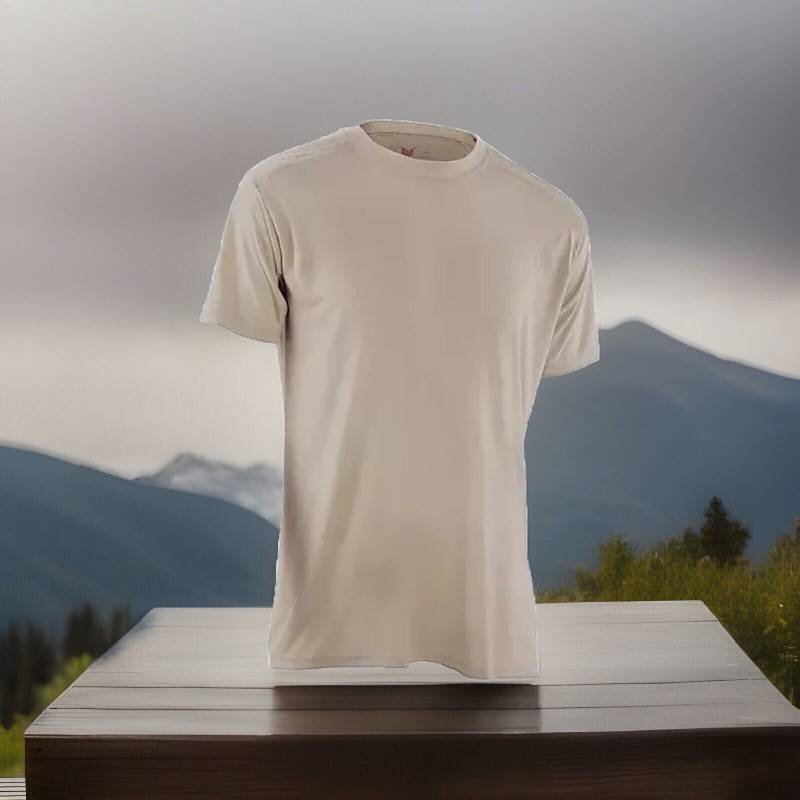 Drifire Fr Ultraleichtes Kurzarm-T-Shirt, Herren, Wüstensand, Medium von MEGOHA