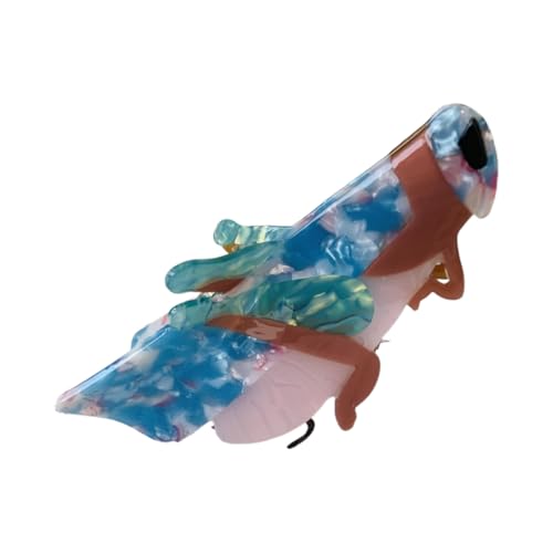 MEIBAOGE Acetic Haarklammer in Meereslebewesenform, starker Halt, Haarklammer, Acetat, Haarklammer, Zubehör für Damen, Länge: 9-12 cm, Mantis von MEIBAOGE