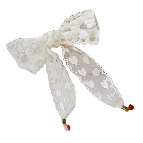 MEIBAOGE Spitzenschleifen, Kopfbedeckung, verstellbare Länge, Kopfbedeckung, süße Stile, vielseitiges Haarband für verschiedene Frisuren von MEIBAOGE