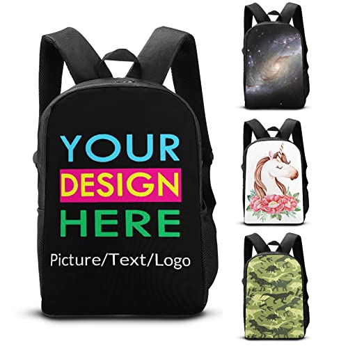 Personalisierter Foto-Rucksack, Individueller Schultasche mit Foto/Text, Anpassen von 17-Zoll Reiserucksäcken für Männer und Frauen, Geschenk für Semesterbeginn, Arbeit, Weihnachten, Geburtstag Personalisierter Foto-Rucksack, Individueller Schultasche mit Foto/Text, Anpassen von 17-Zoll Reiserucksäcken für Männer und Frauen, Geschenk für Semesterbeginn, Arbeit, Weihnachten, Geburtstag von MEIERLE