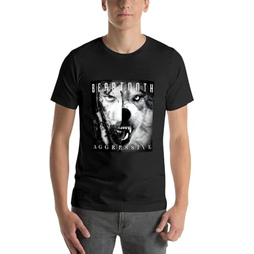 Aggressive-of-Beartooth-Album-T-Shirt-Quick-Drying-Korean-Aesthetic-Boys-Animal-Print von MEIHEXIANSHENG