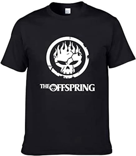 The Men's European and American Punk Band The Offspring Skull Short-Sleeved T-Shirt Men Size XL von MEIHUANG