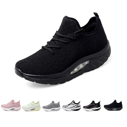FERSENHELD SoftWalk | Damen-Sneaker mit orthopädischer Abrollsohle Plateau Sportschuhe – Bequeme Laufschuhe mit Anti-Rutsch Sohle und Wippschuhe Design von MEIION